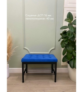 Банкетка Сканди-60 (синий/черный)