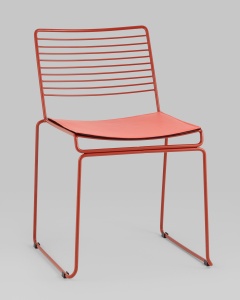 Стул обеденный Danny бордовый с подушкой