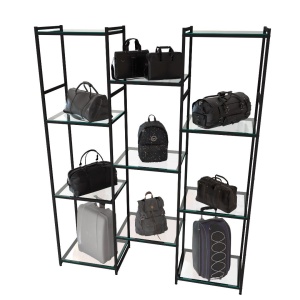 Стеллаж для одежды КС-2220 со стеклом