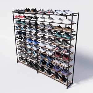 Стеллаж для обуви и аксессуаров в стиле Лофт BOTTI 2125-10-2 (без полок)