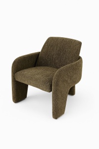 Кресло КУБ (CUBE) цвет OTE SEA-360 Зеленый, ткань/ каркас металл в тканевой обивке, ®DISAUR