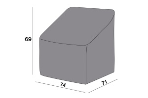 Защитный чехол на кресло Канны 71×74×69 см