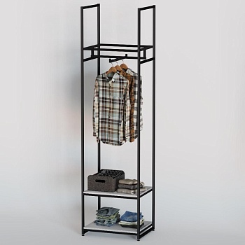 Стеллаж для одежды A2260-06-ЧБ 220х60х45