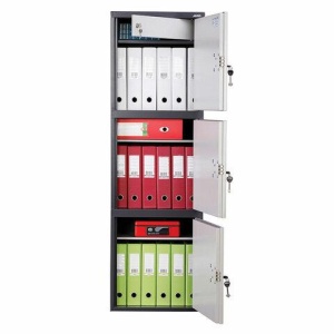 Шкаф металлический для документов AIKO "SL-150/3Т" ГРАФИТ, 1490х460х340 мм, 37 кг, S10799153502