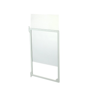 Рамка пластиковая для перекидной системы INFOFRAME-A4 , цвет серый