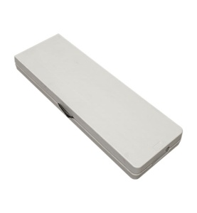 Скамья пластиковая разборная 180 серо-белая