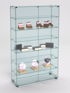 Витрина "СТЕКЛО ХИТ ПРОДАЖ" №9 (закрытая, задняя стенка - стекло)