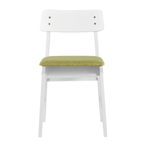Стул ODEN WHITE оливковый x2