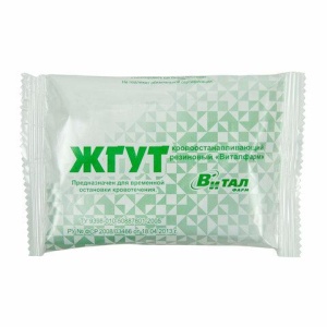 Жгут кровоостанавливающий резиновый ВИТАЛФАРМ, ш/к 70582, ВИТ00001358