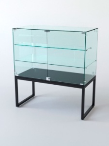 Прилавок "ЛОФТ СТИЛЬ" №102 (с дверками), Черный