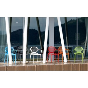 Кресло пластиковое Cokka, лен