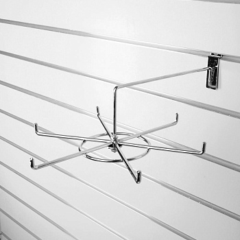 Кронштейн карусель F125 для экономпанели под аксессуары платки и шарфы