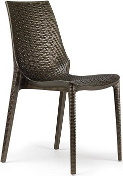 Стул пластиковый Lucrezia бронза