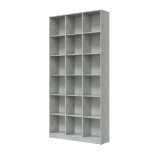 Стеллаж №7 с 18-тью ячейками, Метрополитан Грей