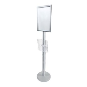 Рекламная стойка с клик-рамой и карманом ALUSNAP-STAND, A3