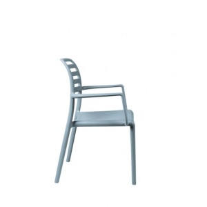 Кресло пластиковое Costa, голубой