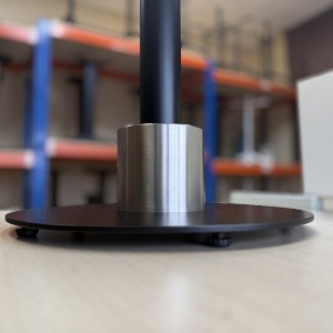 Нога для стола, дизайнерская, вставка из нержавеющей стали, для современных ресторанов, модель 4101