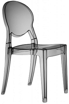 Стул прозрачный Igloo серый