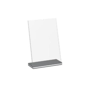 Менюхолдер SIGNHOLDER L-stand A5, цвет основания серый
