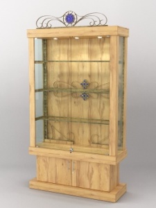 Витрина "Империя" №1-5, Дуб Золотистый