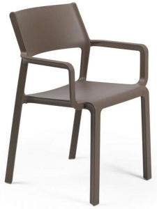 Кресло пластиковое Trill Armchair табак