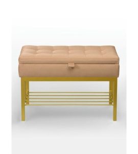 Банкетка Н-76 (золото/персиковый)