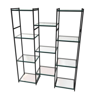 Стеллаж для одежды КС-2220 со стеклом