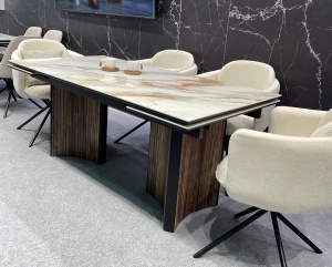 Стол СТРАДИВАРИ 180 цвет 116 BG, керамика / Дуб Американский