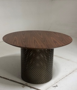 Стол РАФАЭЛЬ (RAFAEL) 120 Орех 3001 МДФ / Бронза, ®DISAUR