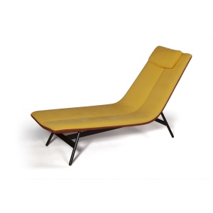 Шезлонг Сигма, желто-оранжевый