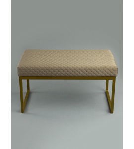 Банкетка Марсей 76-44 (светло-коричневый/золото)