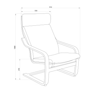 Кресло для отдыха RELAX, ткань, бежевый