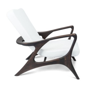 Кресло Лиски Комфорт дуб, масло OSMO рич, белая кожа