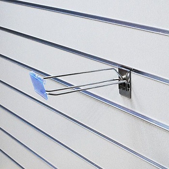 Еврокрючок с ценникодержателем для экономпанели - F326-250