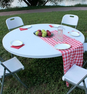 Стол складной круглый 120