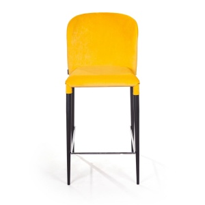 Стул полубарный Альберт в шортиках, горчичный