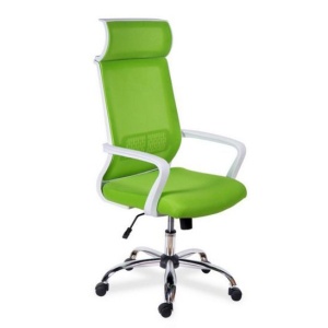 Кресло для офиса ОПТИМА ЛЮКС с подголовником