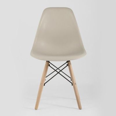 Комплект стульев Eames бежевый x4