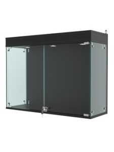 Витрина "АТРИУМ" настенная БЕЗ ПОЛОК №3А-3, Черный