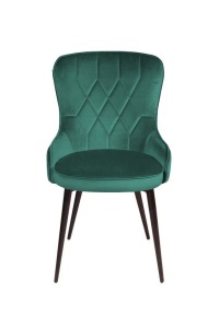 Стул Леонардо, бархат зеленый 19