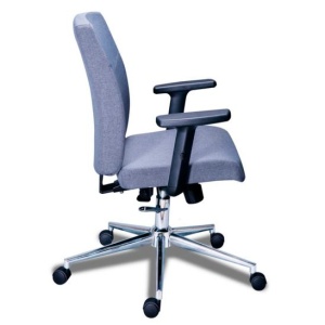 Кресло для офиса ПАУК, серо-голубой
