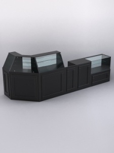 Комплект прилавков "ОРНАМЕНТ" №4, Черный