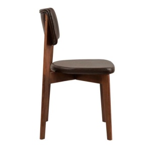 Стул Topas, экокожа коричневая Cometa dark Brown, старинный орех