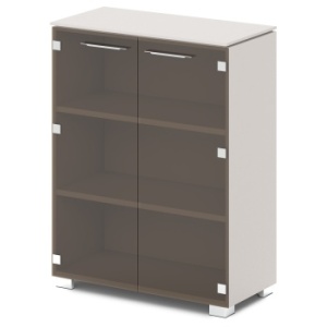 Шкаф для документов средний широкий G-652 Грандеза - Grandeza (Великолепие)цвет Бежевый песок