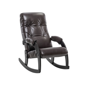 Кресло-качалка Модель 67 Венге, к/з Oregon perlamutr 120 цвет Венге