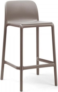 Стул пластиковый полубарный Faro Mini тортора