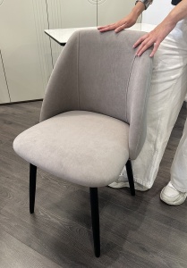 Стул ПЬЕР Marseille-16 Капучино, велюр / Черный каркас M-City