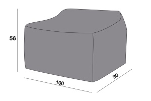 Защитный чехол на кресло Гранада 100х90х56 см