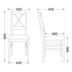Стул Nilo, светло-коричневый, ткань, цвет каркаса белый