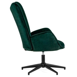 Стул Филадельфия велюр изумрудный ножка черная